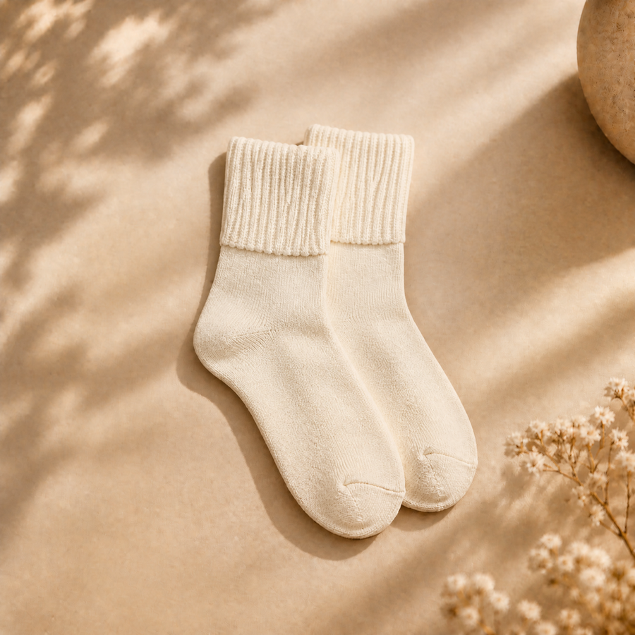 Cozy Autumn Wool Mid-Calf Socks